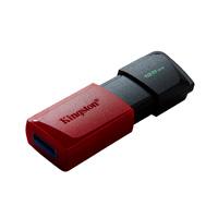 [DTXM/128GB] MEMORIA KINGSTON 128GB USB 3.2 GEN 1 ALTA VELOCIDAD / DATATRAVELER EXODIA M ROJO C/TAPA MÓVIL (DTXM/128GB)