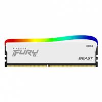 [KF436C18BWA/16] MEMORIA RAM KINGSTON FURY BEAST DDR4 WHITE 16GB 3600MHZ CL18 RGB (KF436C18BWA/16)