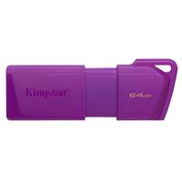 [KC-U2L64-7LP] MEMORIA FLASH USB KINGSTON 64GB MORADO NEON 3.2 GEN 1(KC-U2L64-7LP)
