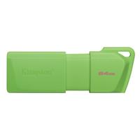 [KC-U2L64-7LG] MEMORIA FLASH USB KINGSTON 64GB VERDE NEON 3.2 GEN 1(KC-U2L64-7LG)