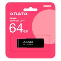 [UC310-64G-RBK] MEMORIA ADATA 64GB USB 3.2 UC310 NEGRO (UC310-64G-RBK)
