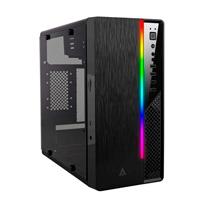 [AC-929547] GABINETE ACTECK ULTRON X / MICRO TORRE / MICRO ATX, MINI ITX / FUENTE 500W / ILUMINACION RGB / PANEL ACRILICO, METAL / NEGRO / AC-929547