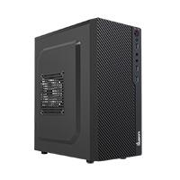 [QCMT-08] GABINETE QUARONI FRENTE ABS NEGRO TIPO REJILLA, MICRO ATX / MINI ITX, FUENTE DE PODER INCLUIDA DE 500W