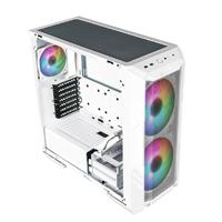 [H500-WGNN-S00] GABINETE COOLER MASTER MASTERBOX HAF 500/BLANCO/MIDI TOWER/MICRO-ATX/VENTANA ARGB.