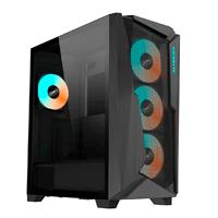 [GB-C301G] GABINETE GAMING GIGABYTE C301G/ MEDIA TORRE / ATX/MICRO ATX/MINI ITX/ E-ATX /NEGRO/ SIN FUENTE/PC/GAMER