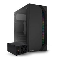 [AC-935692] GABINETE ACTECK VIKEN GM434 / MEDIA TORRE / MICRO ATX, MINI ITX / FUENTE 500W / ILUMINACION RGB / PANEL CRISTAL TEMPLADO, METAL / NEGRO / AC-935692