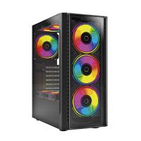 [BR-935968] GABINETE GAMER BALAM RUSH DRAGONFLY CRYSTALGM745 / MEDIA TORRE / ATX, MICRO ATX, MINI ITX / VENTILADOR RGB / PANEL CRISTAL TEMPLADO, METAL / NEGRO / BR-935968