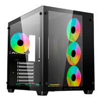 [BR-935944] GABINETE GAMER BALAM RUSH TANK PRO GM930 / ATX - MINI TORRE / MICRO ATX - MINI ITX / PANEL CRISTAL TEMPLADO REMOVIBLE / VENTILADOR RGB / MALLA METALICA / 2 X SSD - 2 X HDD / NEGRO / BR-935944