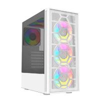 [BR-935999] GABINETE BALAM RUSH DRAGONFLY MESH GM740 / MEDIA TORRE / ATX - MICRO ATX - MINI ITX / PANEL CRISTAL TEMPLADO/ ILUMUMINACION RGB / VENTILADOR RGB INCLUIDO / BLANCO / BR-935999