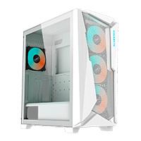 [GB-C301GW] GABINETE GAMING GIGABYTE C301GW / MEDIA TORRE / ATX/MICRO ATX/MINI ITX/ BLANCO/ SIN FUENTE/PC/GAMER