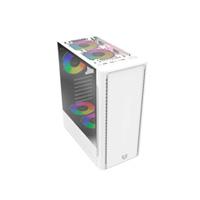 [BR-936101] GABINETE GAMER BALAM RUSH NYX GI730 / MINI TORRE / MICRO ATX - MINI ITX / 3 VENTILADORES RGB INCLUIDOS / BAHIA PARA HDD - SSD / PANEL LATERAL DE CRISTAL TEMPLADO / BLANCO / BR-936101