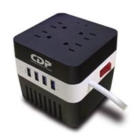 [RU-AVR604] REGULADOR DE VOLTAJE CDP DE 600VA/300W 4 CONT