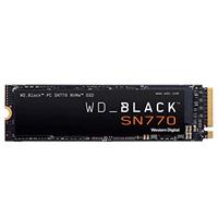 [WDS500G3X0E] UNIDAD DE ESTADO SOLIDO SSD INTERNO WD BLACK SN770 500GB M.2 2280 NVME PCIE GEN4 LECT.5000MB/S ESCRIT.4000MB/S TBW300 WDS500G3X0E