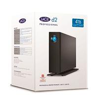 [STHA4000800] DISCO DURO EXTERNO LACIE D2 PROFESSIONAL 4TB 3.5 ESCRITORIO USB 3.1 TIPO-C USB 3.0 NEGRO WIN MAC ADAPT DE ALIMENTACION
