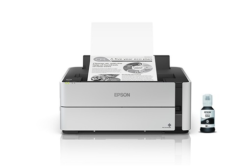 [C11CG94301] IMPRESORA EPSON M1180, 20 PPM NEGRO, TINTA CONTINUA, ECOTANK, USB, WIFI, RED, DUPLEX, MONOCROMATICA