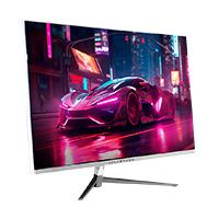 [BR-938303] Monitor Gamer Balam Rush Ultra Earth II MGX27, 27 pulgadas, Plano, 165 Hz, Full HD, 1 ms, Joystick de Navegación, HDMI, DP, USB C, Audio, DC, Flicker Free, FreeSync, Blanco, BR-938303