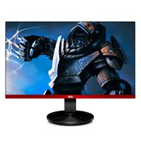 [G2790VX] Monitor Gamer AOC, negro con rojo, 27 pulgadas, entrada HDMI, DisplayPort, aspecto 16:9, 1ms, AMD FreeSync, 144Hz, resolución 1920x1080, brillo 350 cd/m², VESA 100x100mm