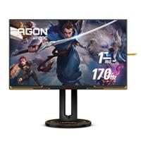 [AG275QXL] Monitor Gamer AG275QXL AOC, 27 pulgadas, panel IPS, 144-170Hz, 1ms, AMD FreeSync, color negro y dorado, HDMI, VGA, DisplayPort, aspecto 16:9, resolución 2560x1440, brillo 350 cd/m²