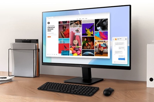 [24MR400] Monitor PC LG 24MR400-B Full HD 23.8, AMD FreeSync, 1920x1080, Panel IPS, Aspecto 16:9, Contraste 1300:1, Respuesta 5ms, Tasa Actualización 100Hz, HDMI, Montable Pared 100x100