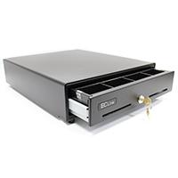 [EC-CD-5100-II-BLACK,EC-G5100-II-BLACk] CAJON DE DINERO EC LINE JUNIOR EC-G5100-II, NEGRO, COMPARTIMENTOS 4 BILLETES - 8 MONEDAS