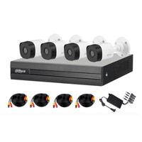 [DH-KIT/XVR1B04-I/4-B1A21N-0360B] KIT DE 4 CANALES DE 2 MEGAPIXELES/ DVR COOPER-I WIZSENSE/ CON IA/ H.265/ 4 CAMARAS B1A21 1080P/ 4 CANALES 1 IP O HASTA 5 CANALES IP/ 4 CANALES SMD PLUS/ BUSQUEDA DE HUMANOS Y VEHICULOS/ ACCESORIOS