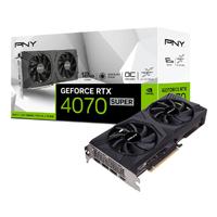 [VCG4070S12DFXPB1-O] TARJETA DE VIDEO PNY GEOFORCE RTX 4070 SUPER DUAL FAN OC / 12GB GDDR6 / DP 1.4A / HDMI 2.1 / PCIE 4.0 X16 / GAMA ALTA / GAMER