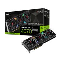 [VCG4070S12TFXXPB1-O] TARJETA DE VIDEO PNY GEOFORCE RTX 4070 SUPER VERTO TRIPLE FAN XLR8 ARGB OC / 12GB GDDR6 / DP 1.4A / HDMI 2.1 / PCIE 4.0 X16 / GAMA ALTA / GAMER