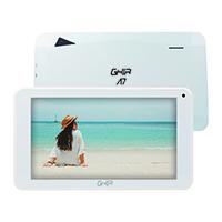 [GA7133B] Tablet Ghia A7 WiFi,  Modelo A133, Procesador QuadCore, WiFi, Bluetooth, 1GB RAM, 16GB Almacenamiento, 0.3MP + 2MP Cámaras, 2100mAh, Android 11 Go Edition, Color Blanca