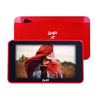 [GA7133R] Tablet Ghia A7 WiFi,  Modelo A133, Procesador QuadCore, WiFi, Bluetooth, 1GB RAM, 16GB Almacenamiento, 0.3MP + 2MP Cámaras, 2100mAh, Android 11 Go Edition, Color Rojo