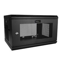 [RK616WALM] GABINETE RACK DE SERVIDORES 6U DE 19 PARA MONTAJE - CON PROFUNDIDAD AJUSTABLE DE 38CM/15 Y CIERRE DE SEGURIDAD - VENTILACION, ESTANTE Y CINTA DE GANCHO Y FELPA - ENSAMBLADO STARTECH.COM