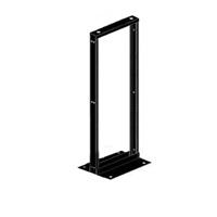 [NORTH005-BKL] RACK NORTH SYSTEM 21 U.R. 2 POSTES 19 PULGADAS ALUMINIO LIGERO NEGRO LISO
