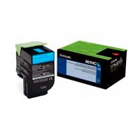 [80C8HC0] TONER LASER LEXMARK 80C8HC0 CYAN, ALTO RENDIMIENTO 3000 PAGINAS, PARA CX410DE, CX510DHE, CX510DE