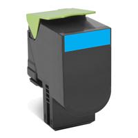 [80C8XC0] TONER LASER LEXMARK / COLOR CYAN / EXTRA ALTO RENDIMIENTO / 80C8XC0 / HASTA 4,000 PAGINAS / 5% DE COBERTURA / P/MODELOS: CX510DHE, CX510DE