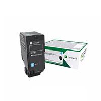 [78C4XC0] TONER LASER LEXMARK / COLOR CIAN / EXTRA ALTO RENDIMIENTO / 78C4XC0 / HASTA 5,000 PAGINAS / 5 DE COBERTURA / PARA MODELOS CX622, CX625, CS421, CS521, CX625, CX625, CX522, CX622, CX421