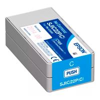 [C33S020581] CARTUCHO EPSON MODELO SJIC22P CYAN, PARA TM-C3500