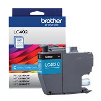 [LC402C] CARTUCHO BROTHER LC402C CYAN, RENDIMIENTO 550 PAGINAS
