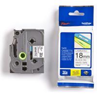 [TZE241] CINTA LAMINADA BROTHER TZE241 LETRA NEGRA SOBRE FONDO BLANCO Y GROSOR DE 18MM