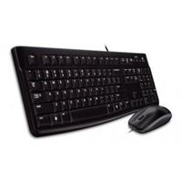 [920-004428] TECLADO/MOUSE LOGITECH MK120 NEGRO ALAMBRICOS USB PC / WINDOWS