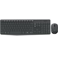 [920-007901] TECLADO/MOUSE LOGITECH MK235 GRIS INALAMBRICO USB PARA PC ALCANCE HASTA 10 MTS