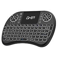[GCR-002] MINI TECLADO INALAMBRICO GHIA CON TOUCH PAD PARA SMART TV, TV SMART BOX Y PC