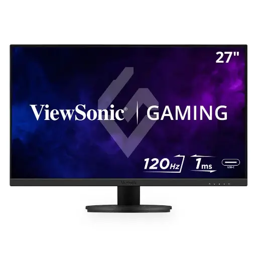 [VX2716A] Monitor Viewsonic gamer VX2716A, 27 pulgadas, IPS, 1920 x 1080, Full HD, 120Hz, 1ms, con altavoces, USB C, HDMI, Display Port, 3 años de garantía